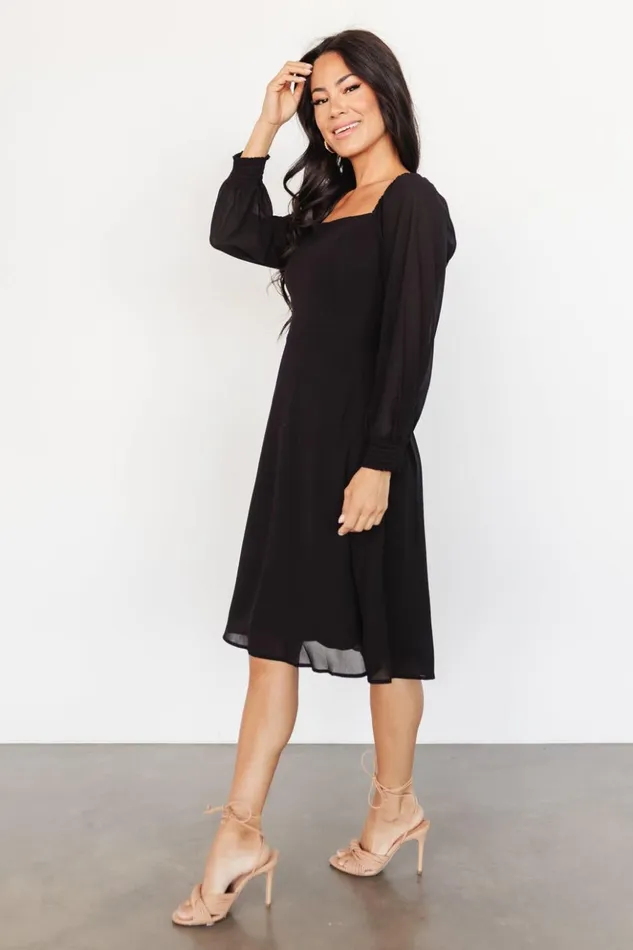 Baltic Born Short Dresses Elise Short Dress Black 8211 Women Baltic Born Short Dresses Elise Short Dress Black 8211 Women