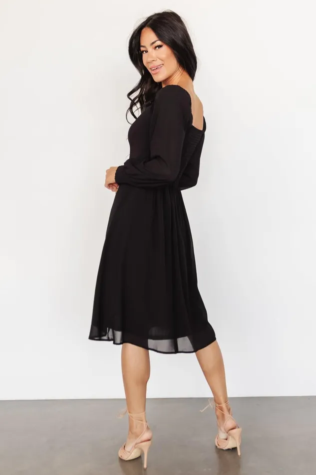 Baltic Born Short Dresses Elise Short Dress Black 8211 Women Baltic Born Short Dresses Elise Short Dress Black 8211 Women