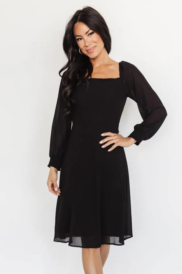 Baltic Born Short Dresses Elise Short Dress Black 8211 Women Baltic Born Short Dresses Elise Short Dress Black 8211 Women