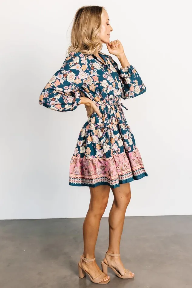 Baltic Born Short Dresses Jane Short Dress Jade Multi 8211 Women Baltic Born Short Dresses Jane Short Dress Jade Multi 8211 Women