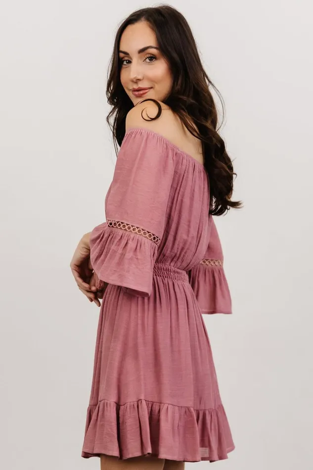 Baltic Born Short Dresses Magnolia Off Shoulder Mini Dress Rose 8211 Women Baltic Born Short Dresses Magnolia Off Shoulder Mini Dress Rose 8211 Women
