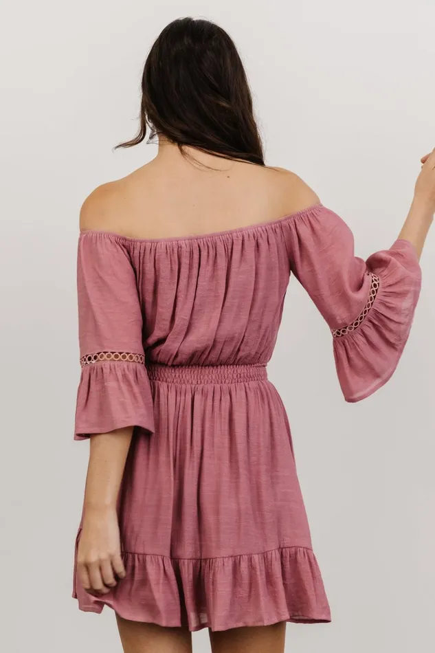 Baltic Born Short Dresses Magnolia Off Shoulder Mini Dress Rose 8211 Women Baltic Born Short Dresses Magnolia Off Shoulder Mini Dress Rose 8211 Women