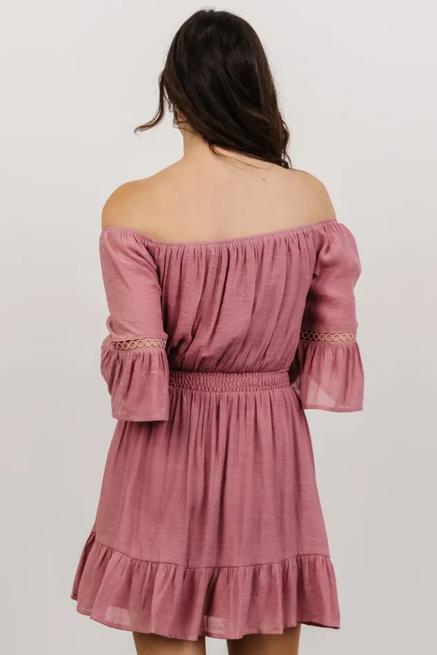 Baltic Born Short Dresses Magnolia Off Shoulder Mini Dress Rose 8211 Women Baltic Born Short Dresses Magnolia Off Shoulder Mini Dress Rose 8211 Women