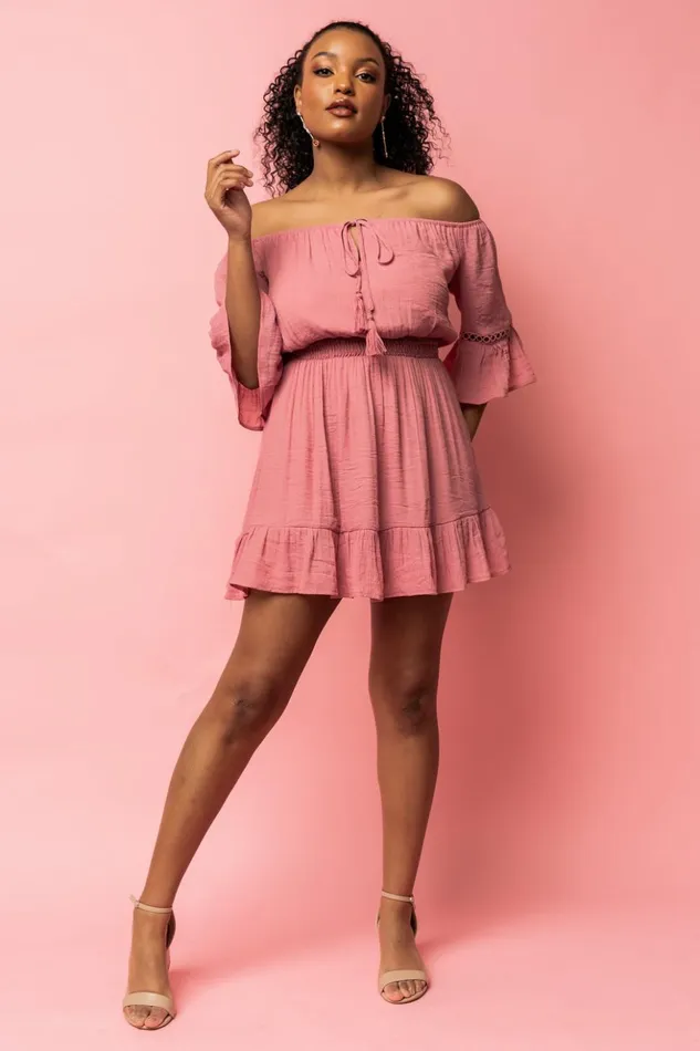 Baltic Born Short Dresses Magnolia Off Shoulder Mini Dress Rose 8211 Women Baltic Born Short Dresses Magnolia Off Shoulder Mini Dress Rose 8211 Women