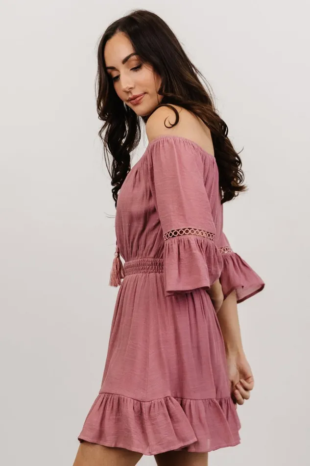 Baltic Born Short Dresses Magnolia Off Shoulder Mini Dress Rose 8211 Women Baltic Born Short Dresses Magnolia Off Shoulder Mini Dress Rose 8211 Women