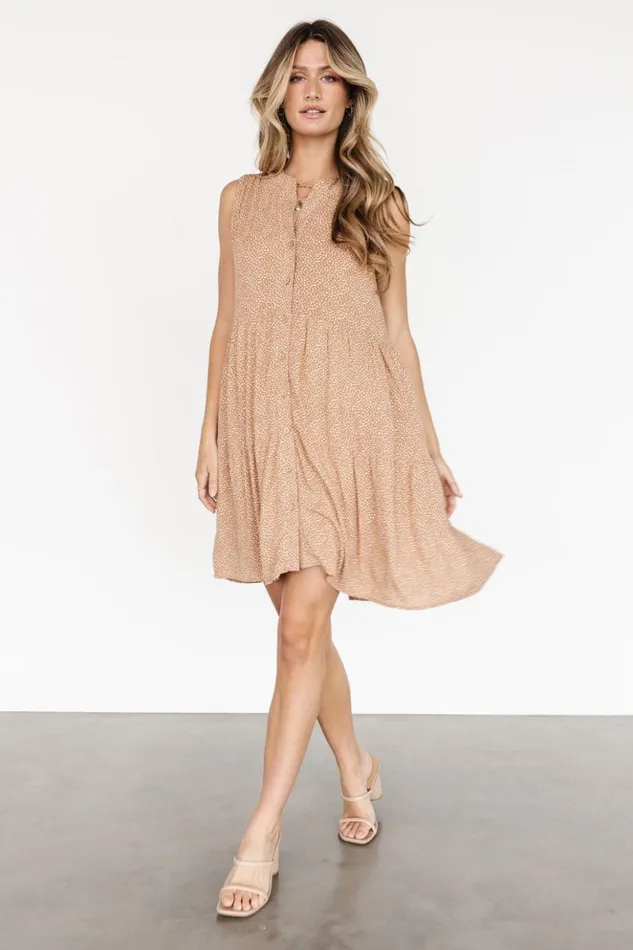 Baltic Born Short Dresses Malone Button Down Short Dress Camel 8211 Women Baltic Born Short Dresses Malone Button Down Short Dress Camel 8211 Women