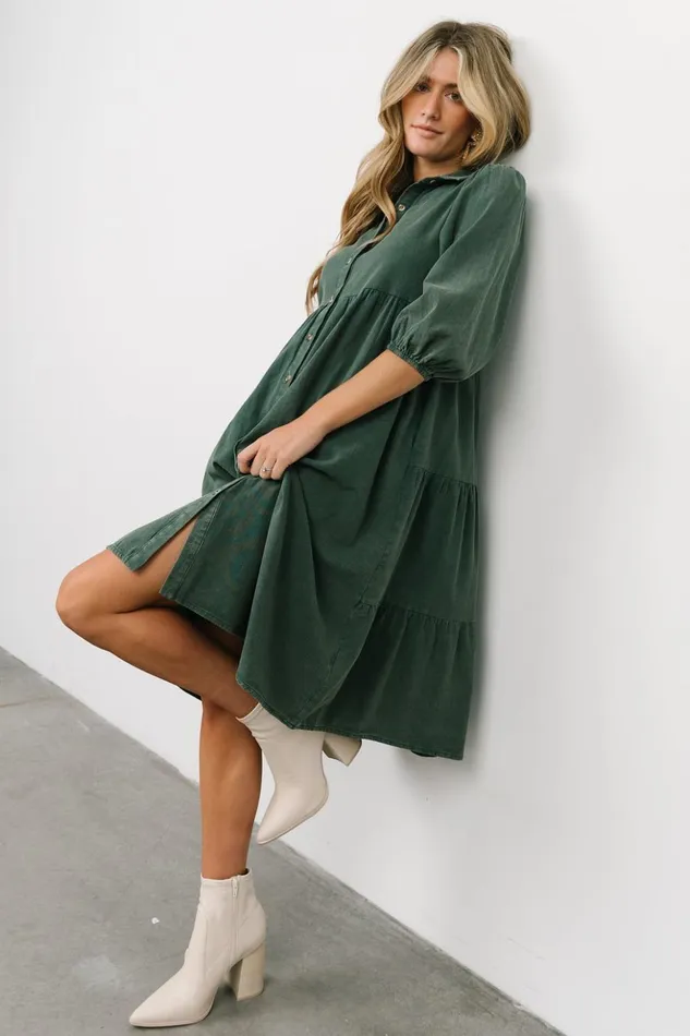 Baltic Born Short Dresses Sari Babydoll Dress Green 8211 Women Baltic Born Short Dresses Sari Babydoll Dress Green 8211 Women