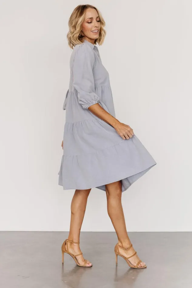 Baltic Born Short Dresses Sari Babydoll Dress Light Denim 8211 Women Baltic Born Short Dresses Sari Babydoll Dress Light Denim 8211 Women