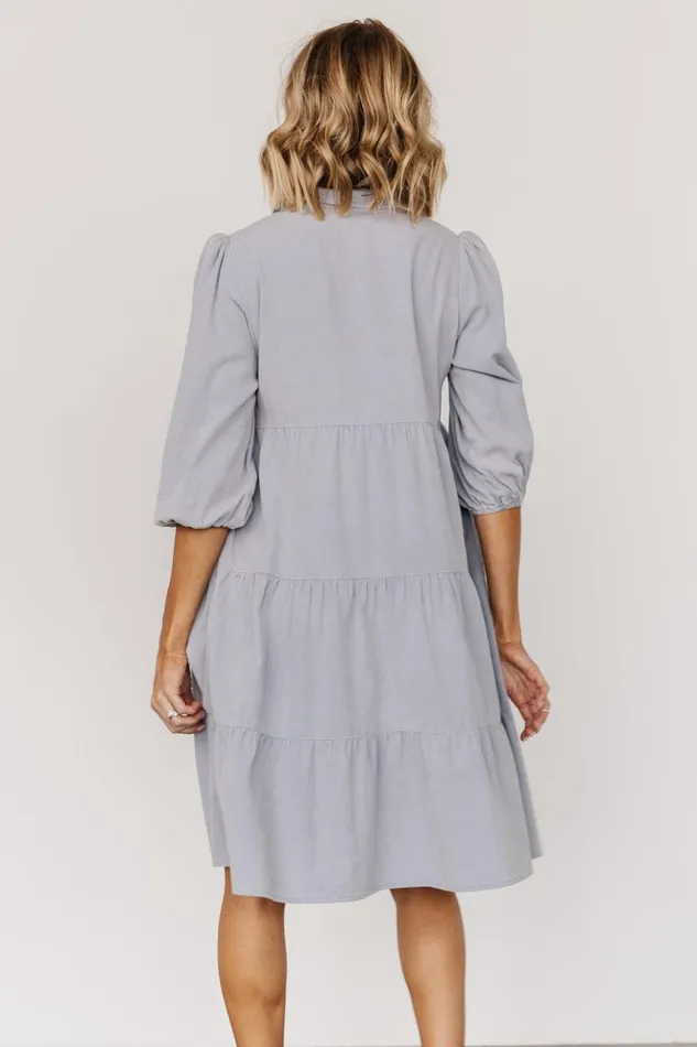 Baltic Born Short Dresses Sari Babydoll Dress Light Denim 8211 Women Baltic Born Short Dresses Sari Babydoll Dress Light Denim 8211 Women
