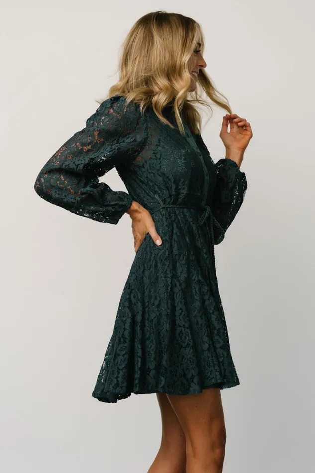 Baltic Born Short Dresses Stefan Lace Short Dress Jade 8211 Women Baltic Born Short Dresses Stefan Lace Short Dress Jade 8211 Women