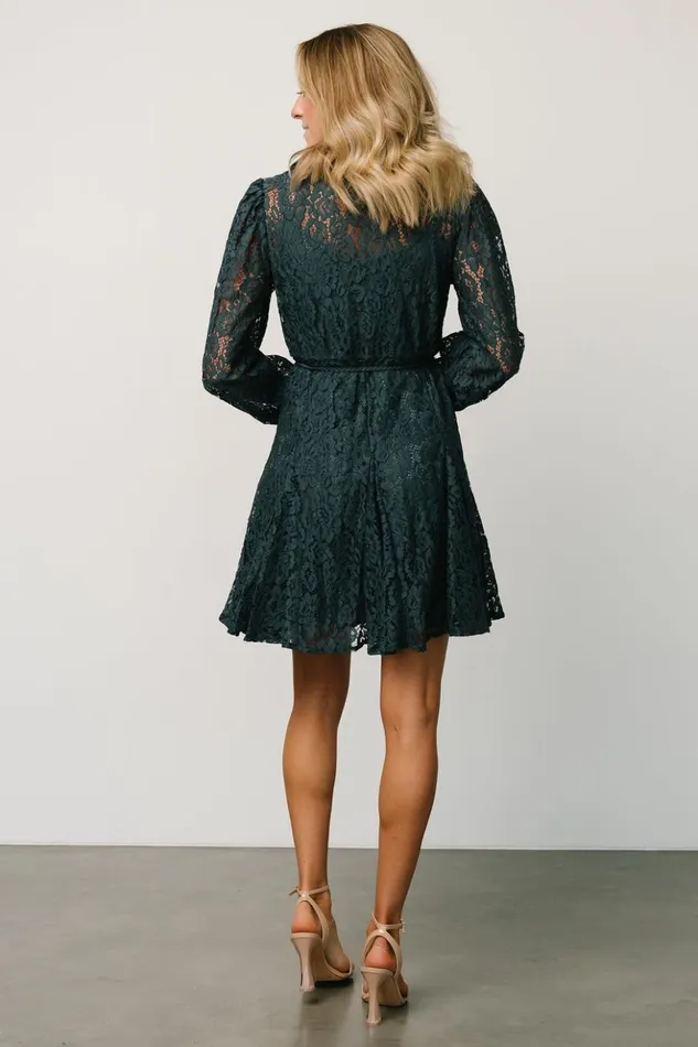 Baltic Born Short Dresses Stefan Lace Short Dress Jade 8211 Women Baltic Born Short Dresses Stefan Lace Short Dress Jade 8211 Women