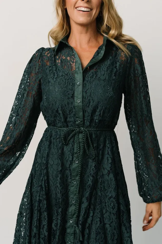 Baltic Born Short Dresses Stefan Lace Short Dress Jade 8211 Women Baltic Born Short Dresses Stefan Lace Short Dress Jade 8211 Women