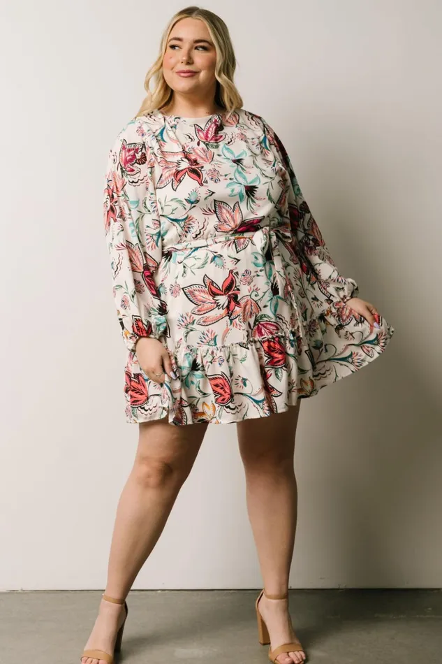 Baltic Born Short Dresses Tally Mini Dress Off White Multi Print 8211 Women Baltic Born Short Dresses Tally Mini Dress Off White Multi Print 8211 Women