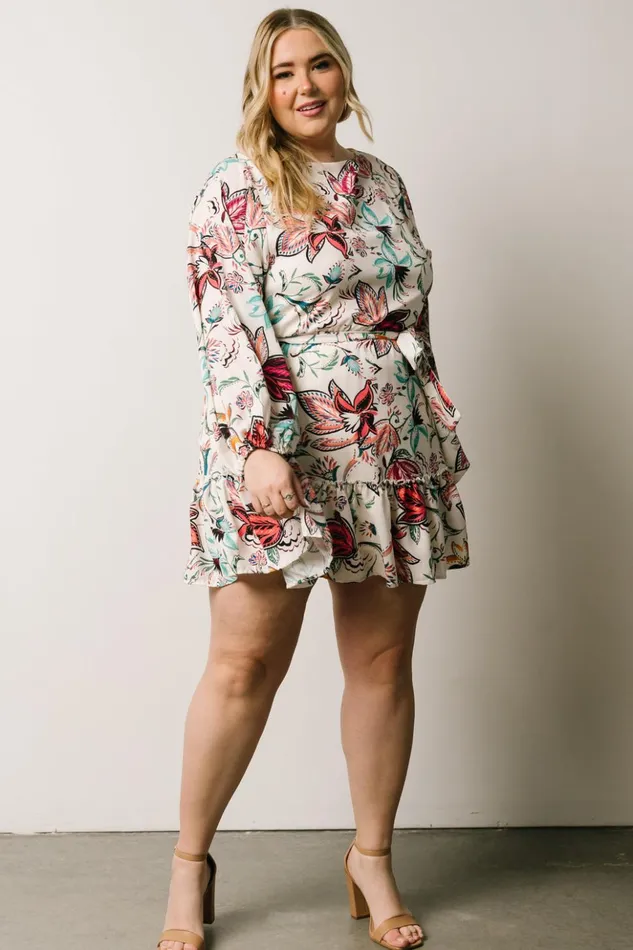 Baltic Born Short Dresses Tally Mini Dress Off White Multi Print 8211 Women Baltic Born Short Dresses Tally Mini Dress Off White Multi Print 8211 Women