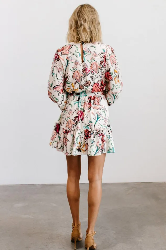 Baltic Born Short Dresses Tally Mini Dress Off White Multi Print 8211 Women Baltic Born Short Dresses Tally Mini Dress Off White Multi Print 8211 Women