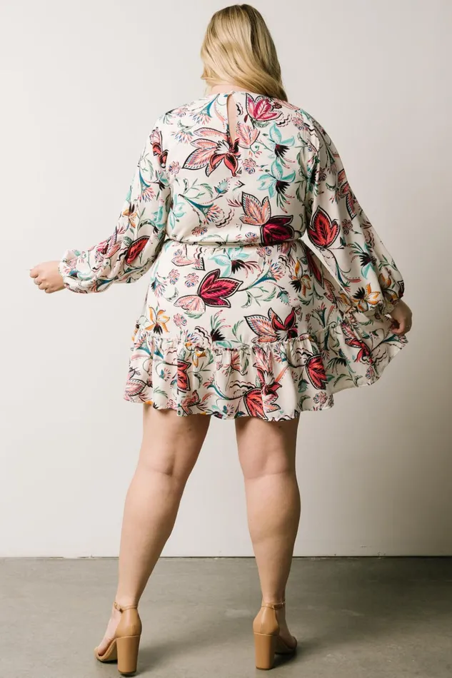 Baltic Born Short Dresses Tally Mini Dress Off White Multi Print 8211 Women Baltic Born Short Dresses Tally Mini Dress Off White Multi Print 8211 Women