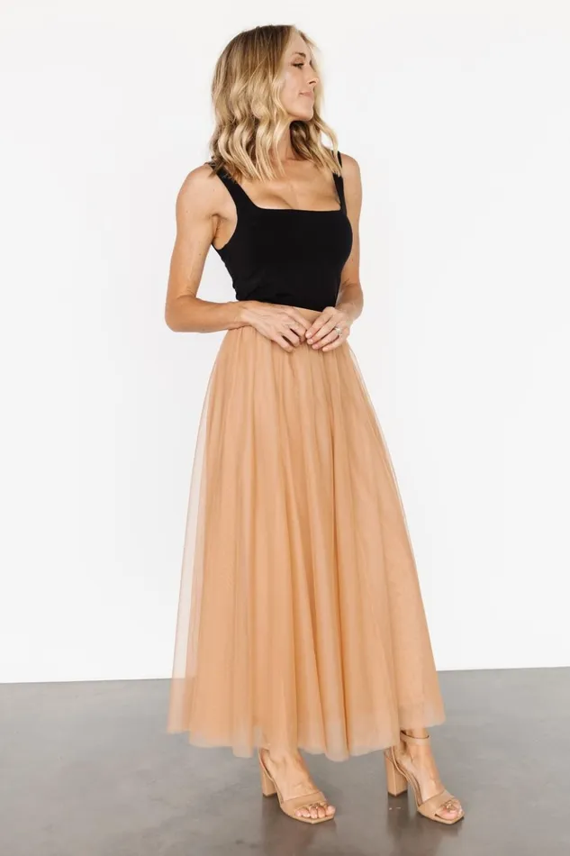 Baltic Born Skirts Mila Tulle Skirt Caramel 8211 Women Baltic Born Skirts Mila Tulle Skirt Caramel 8211 Women