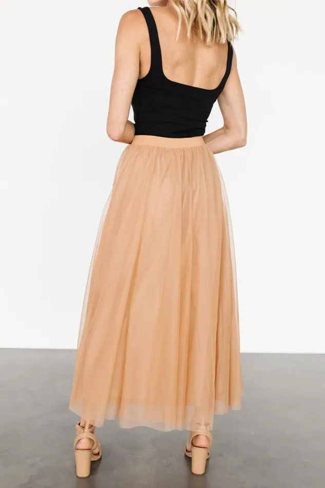 Baltic Born Skirts Mila Tulle Skirt Caramel 8211 Women Baltic Born Skirts Mila Tulle Skirt Caramel 8211 Women