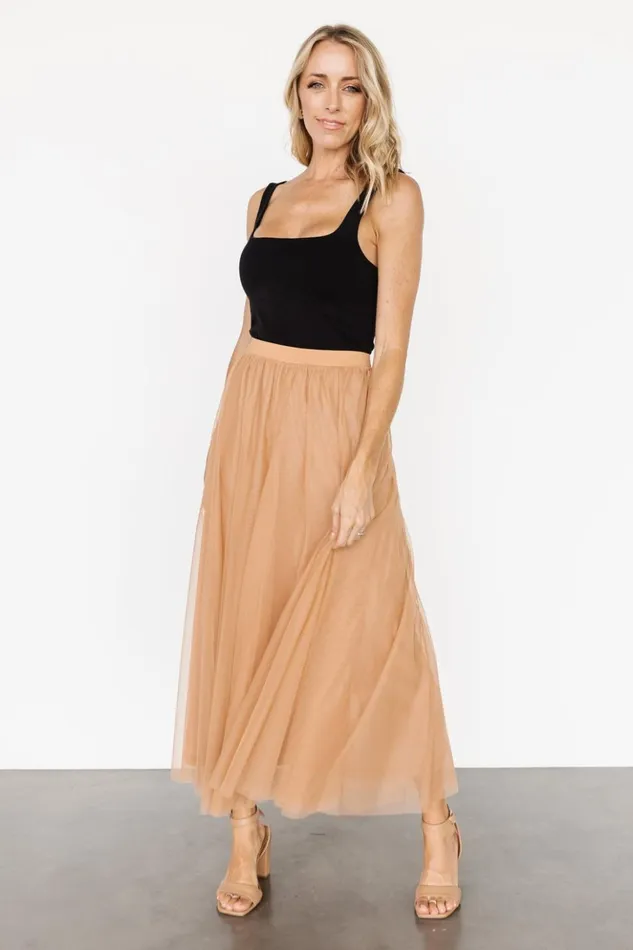 Baltic Born Skirts Mila Tulle Skirt Caramel 8211 Women Baltic Born Skirts Mila Tulle Skirt Caramel 8211 Women