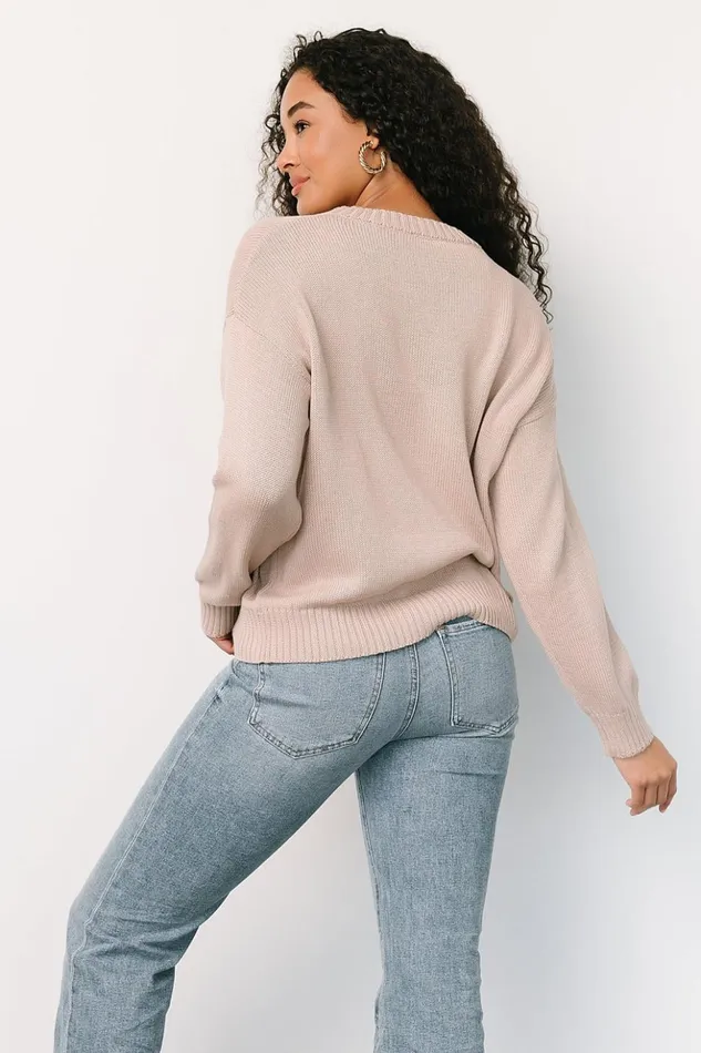 Baltic Born Sweaters Beach Bum Knit Sweater Top Sand 8211 Women Baltic Born Sweaters Beach Bum Knit Sweater Top Sand 8211 Women