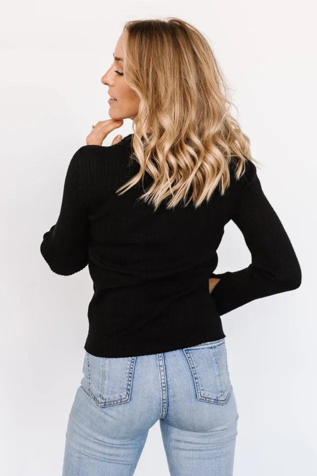 Baltic Born Sweaters Dominic Sweater Top Black 8211 Women Baltic Born Sweaters Dominic Sweater Top Black 8211 Women