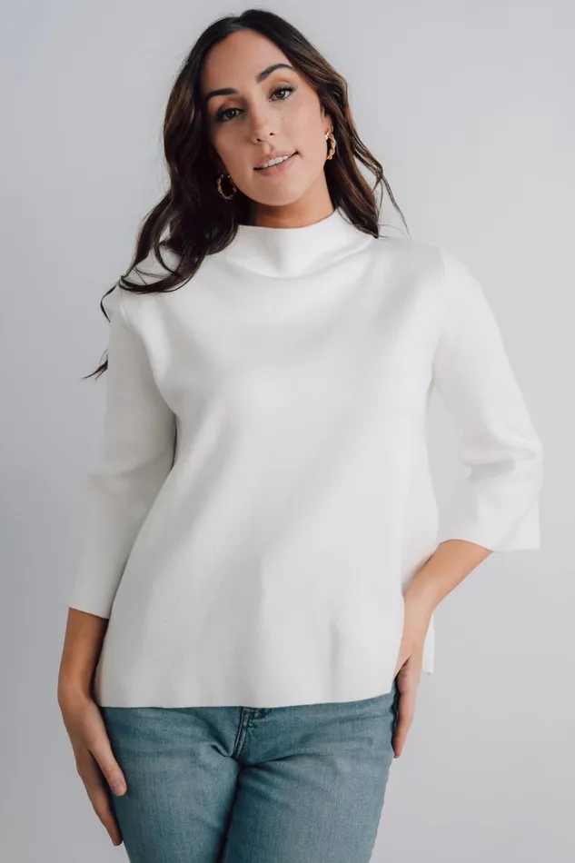 Baltic Born Sweaters Zola Bell Sleeve Sweater Off White 8211 Women