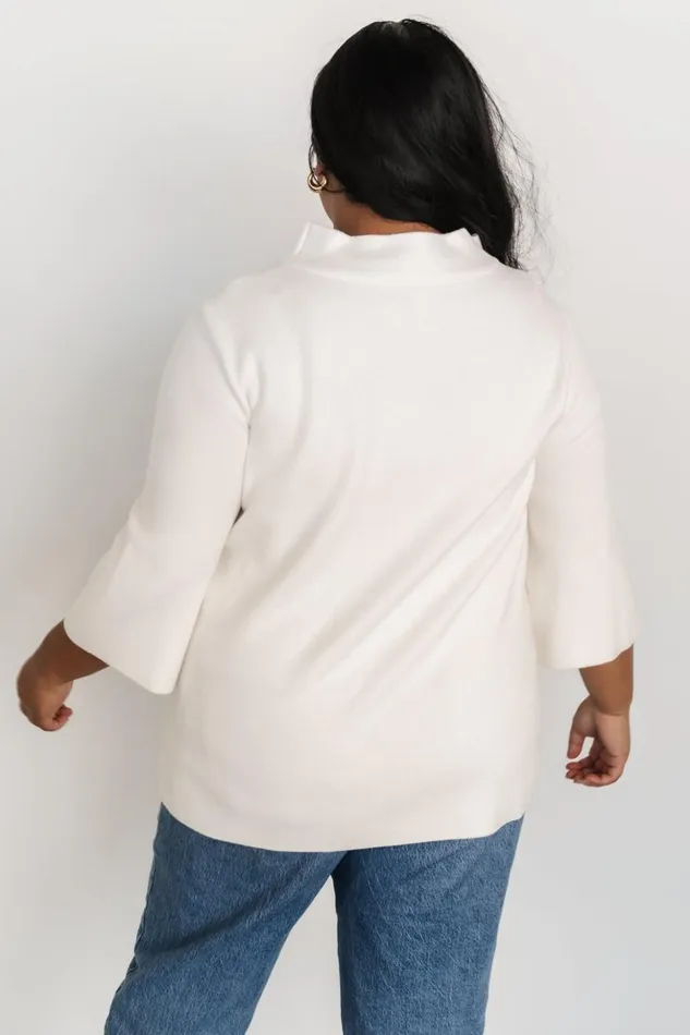 Baltic Born Sweaters Zola Bell Sleeve Sweater Off White 8211 Women Baltic Born Sweaters Zola Bell Sleeve Sweater Off White 8211 Women