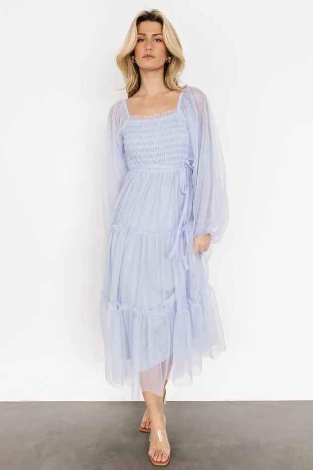 Baltic Born The Guest Edit Katrina Tulle Maxi Dress Peri Blue 8211 Women