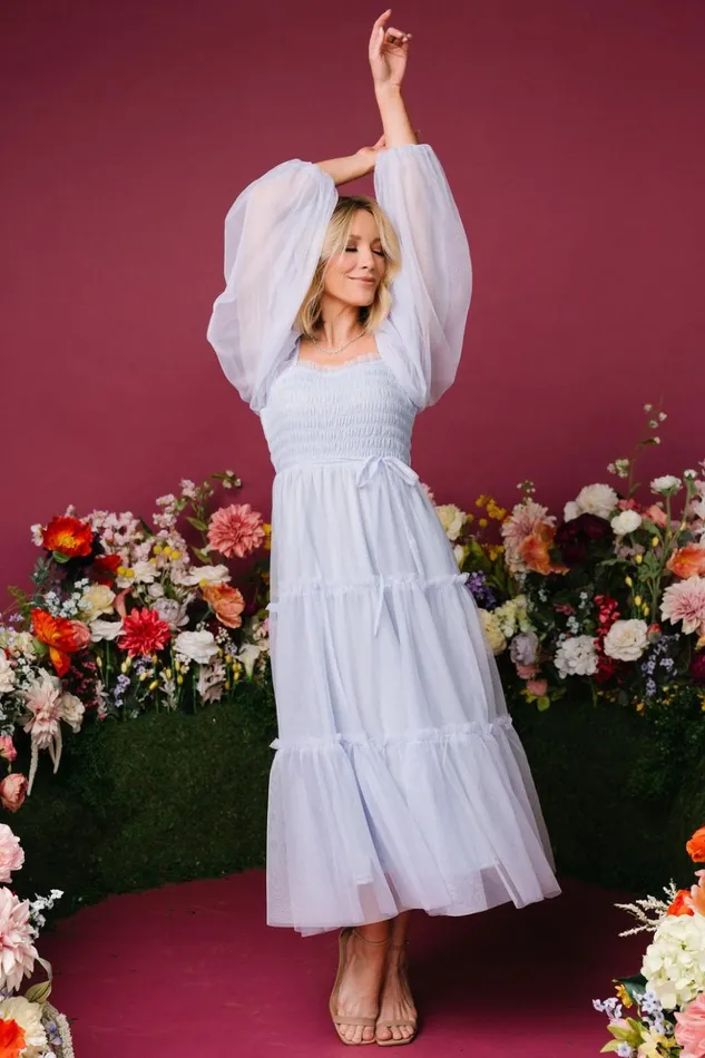 Baltic Born The Guest Edit Katrina Tulle Maxi Dress Peri Blue 8211 Women Baltic Born The Guest Edit Katrina Tulle Maxi Dress Peri Blue 8211 Women