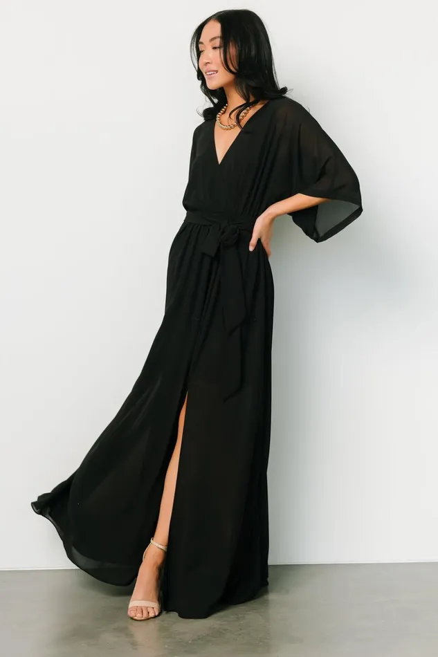 Baltic Born The Guest Edit Kia Kimono Maxi Dress Black 8211 Women Baltic Born The Guest Edit Kia Kimono Maxi Dress Black 8211 Women