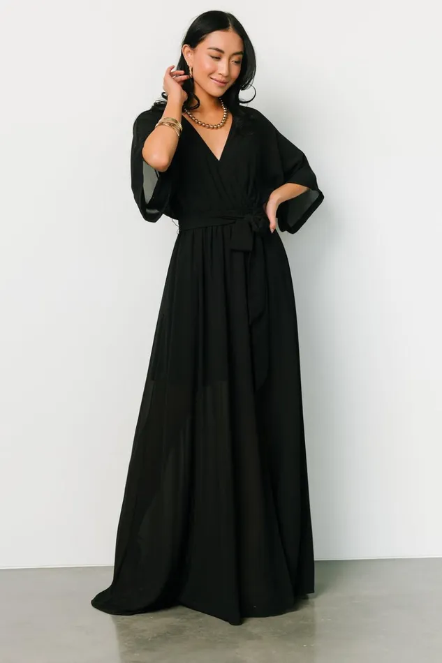 Baltic Born The Guest Edit Kia Kimono Maxi Dress Black 8211 Women Baltic Born The Guest Edit Kia Kimono Maxi Dress Black 8211 Women