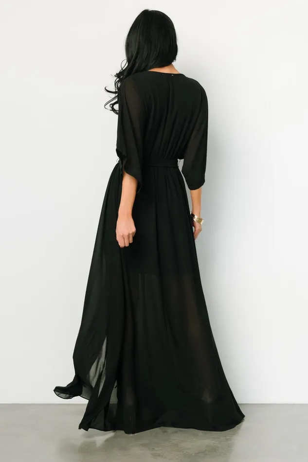 Baltic Born The Guest Edit Kia Kimono Maxi Dress Black 8211 Women Baltic Born The Guest Edit Kia Kimono Maxi Dress Black 8211 Women