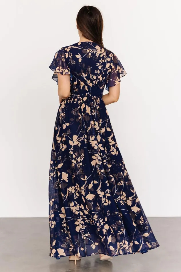 Baltic Born The Guest Edit Lynlee Metallic Maxi Dress Navy 8211 Women Baltic Born The Guest Edit Lynlee Metallic Maxi Dress Navy 8211 Women