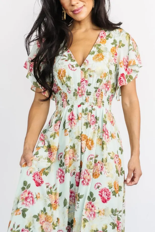 Baltic Born The Guest Edit Lynlee Metallic Maxi Dress Sage Pink 8211 Women Baltic Born The Guest Edit Lynlee Metallic Maxi Dress Sage Pink 8211 Women
