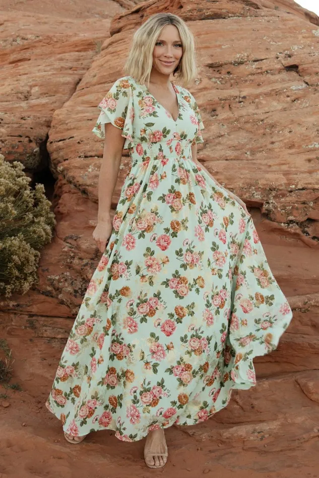 Baltic Born The Guest Edit Lynlee Metallic Maxi Dress Sage Pink 8211 Women Baltic Born The Guest Edit Lynlee Metallic Maxi Dress Sage Pink 8211 Women