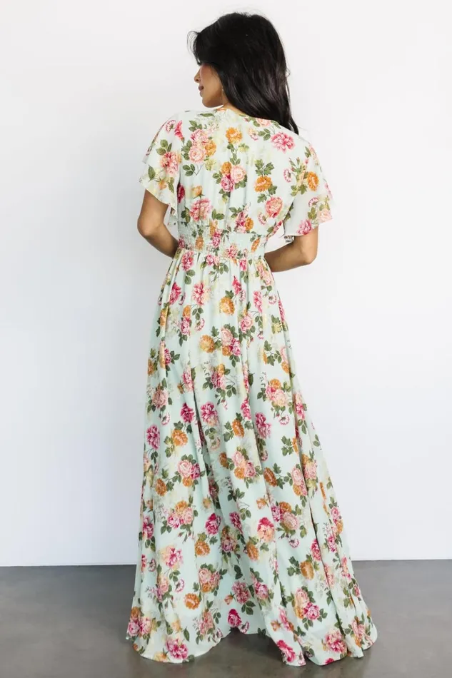 Baltic Born The Guest Edit Lynlee Metallic Maxi Dress Sage Pink 8211 Women Baltic Born The Guest Edit Lynlee Metallic Maxi Dress Sage Pink 8211 Women