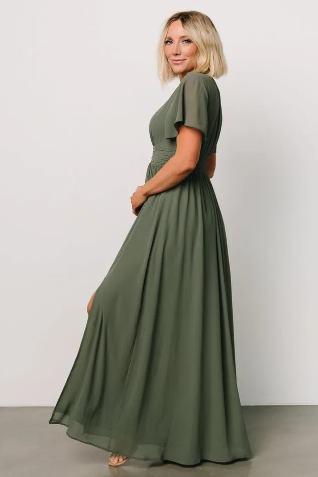 Baltic Born The Guest Edit Ramona Maxi Dress Dark Sage 8211 Women Baltic Born The Guest Edit Ramona Maxi Dress Dark Sage 8211 Women
