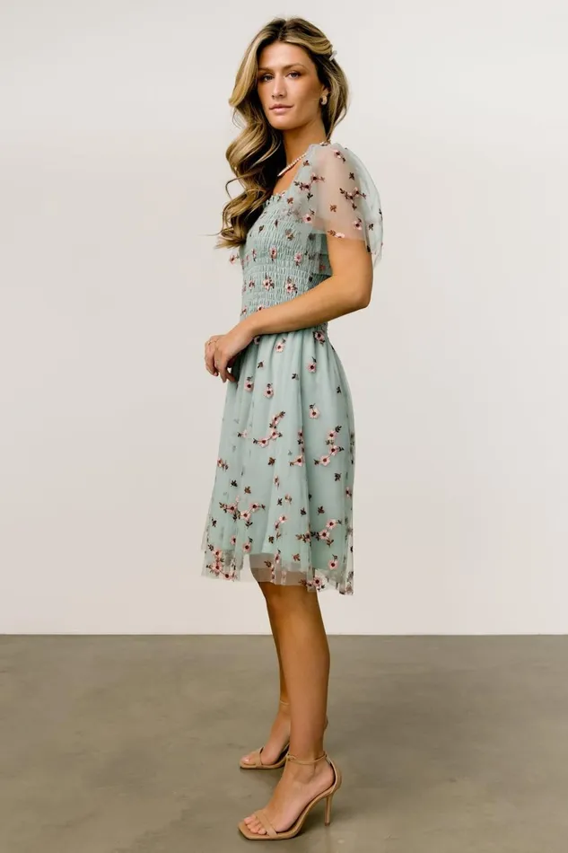 Baltic Born The Guest Edit Tivoli Tulle Short Dress Sage Pink 8211 Women Baltic Born The Guest Edit Tivoli Tulle Short Dress Sage Pink 8211 Women