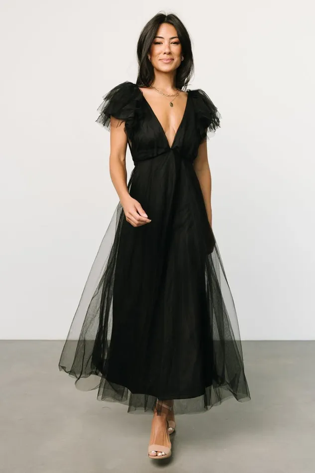 Baltic Born Tulle Styles Annabella Tulle Dress Black 8211 Women