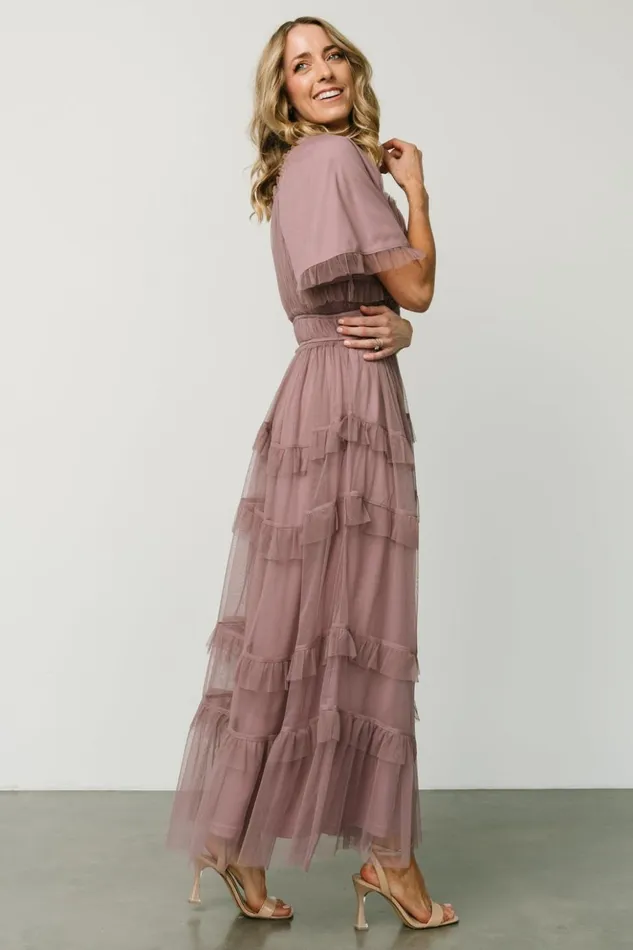 Baltic Born Tulle Styles Magdalena Tulle Maxi Dress Dusty Orchid 8211 Women Baltic Born Tulle Styles Magdalena Tulle Maxi Dress Dusty Orchid 8211 Women
