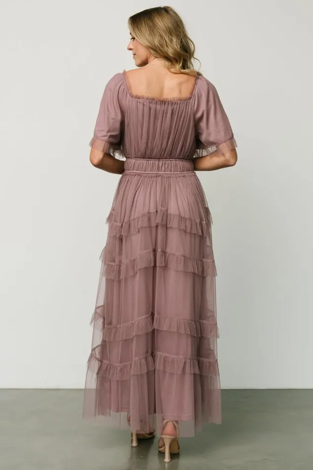 Baltic Born Tulle Styles Magdalena Tulle Maxi Dress Dusty Orchid 8211 Women Baltic Born Tulle Styles Magdalena Tulle Maxi Dress Dusty Orchid 8211 Women