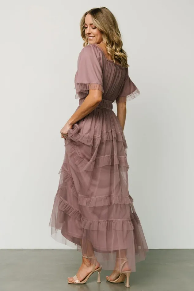 Baltic Born Tulle Styles Magdalena Tulle Maxi Dress Dusty Orchid 8211 Women Baltic Born Tulle Styles Magdalena Tulle Maxi Dress Dusty Orchid 8211 Women