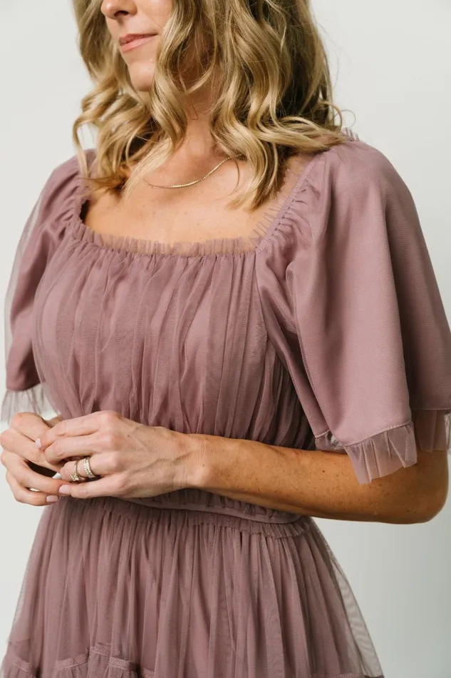 Baltic Born Tulle Styles Magdalena Tulle Maxi Dress Dusty Orchid 8211 Women Baltic Born Tulle Styles Magdalena Tulle Maxi Dress Dusty Orchid 8211 Women