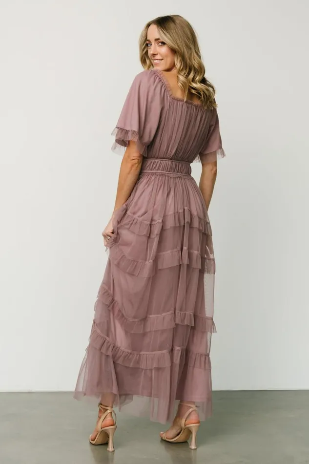 Baltic Born Tulle Styles Magdalena Tulle Maxi Dress Dusty Orchid 8211 Women Baltic Born Tulle Styles Magdalena Tulle Maxi Dress Dusty Orchid 8211 Women