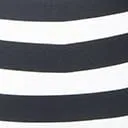 Barbie X Plus Size Black and White Chevron Stripe One Piece Bathing Suit Plus Unique Vintage One Piece Swim