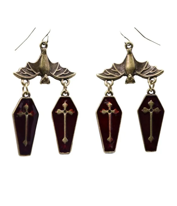 Bat Earrings AccessoriesHalloween Unique Vintage Accessories