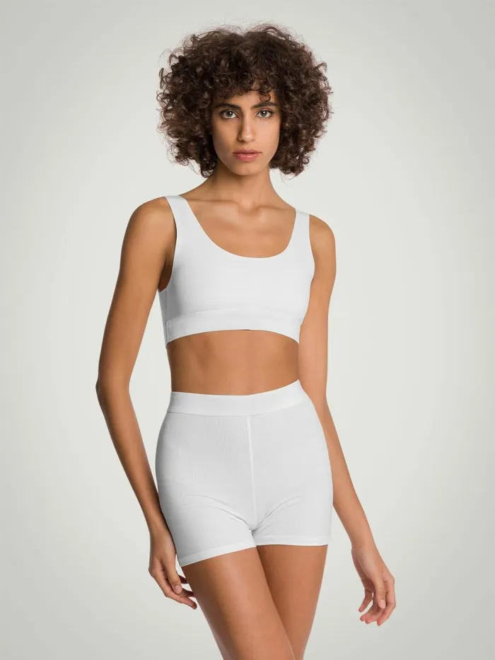 Beauty Cotton Biker Shorts Pearl Women Wolford Panties