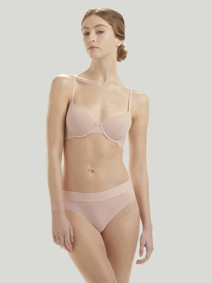 Beauty Cotton Full Cup Bra Powder Pink Women Wolford Bras