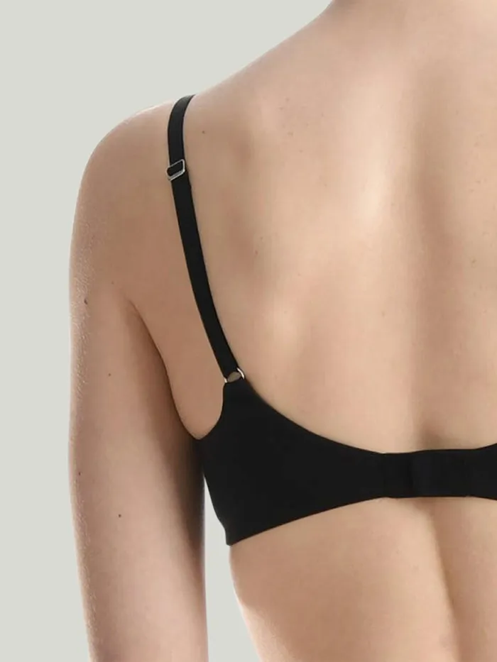 Beauty Cotton Skin Bra Black Women Wolford Bras