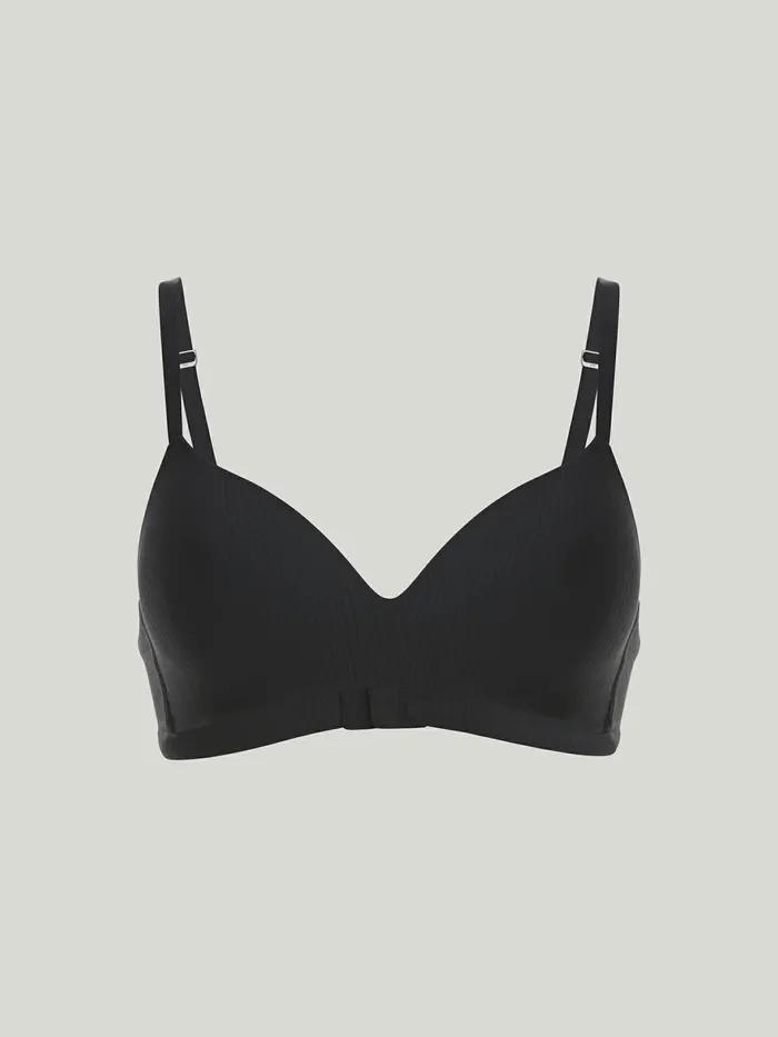 Beauty Cotton Skin Bra Black Women Wolford Bras